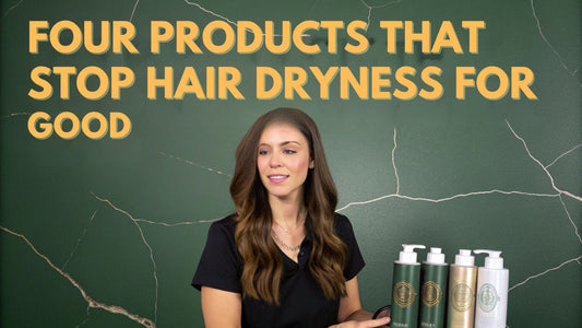 simple hair routine to prevent dryness