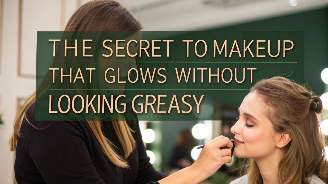 how to get glowy makeup without looking oily