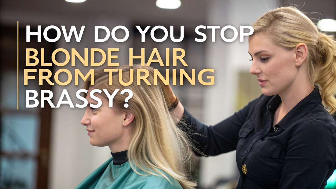 how to stop blonde hair from turning yellow