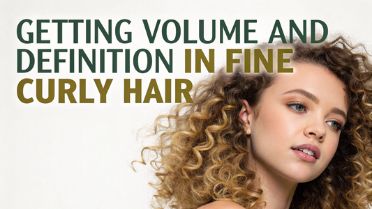 styling fine 3A curls for volume