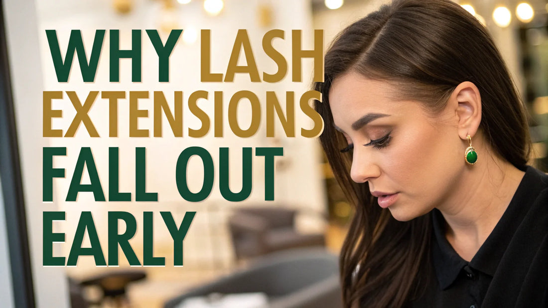 why lash extensions shed too fast